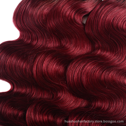 Hot Sale  Human Hair Body Wave T1b/99J hair color , 100% Virgin Bundles Vendors Hair Products For Black Women